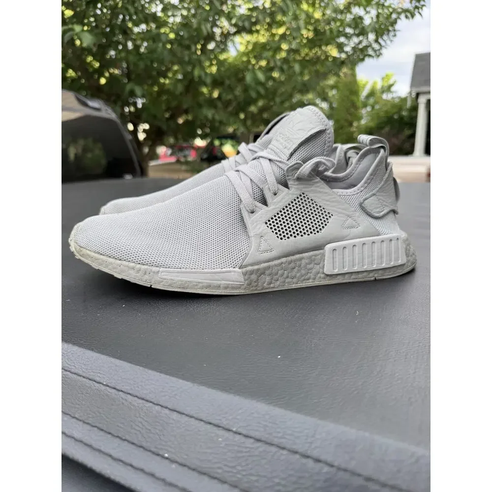 Adidas NMD XR1 Shoes Mens Size 14 Gray White Boost Mesh Athletic Running BY9923
